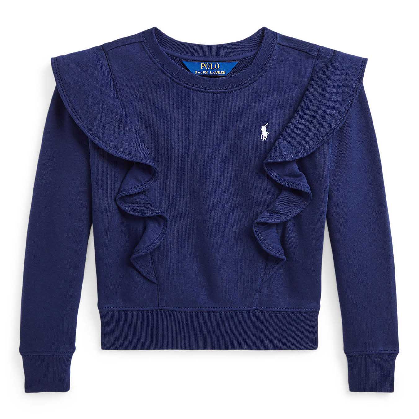 Ralph Lauren Ruffled French Terry Sweatshirt